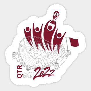 Qatar World Cup Soccer 2022 Sticker